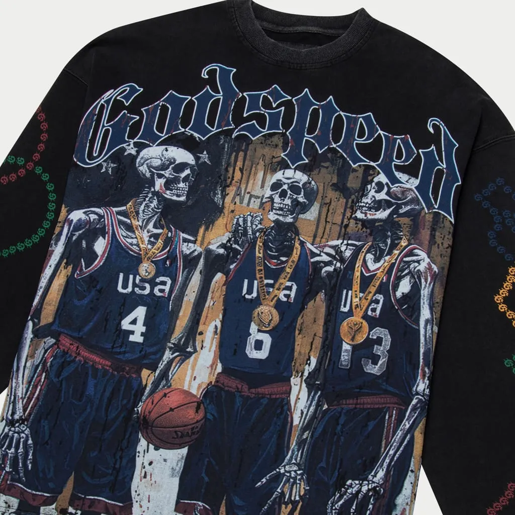 🥇 DreamTeam '24 LS T-Shirt (Vintage Black)