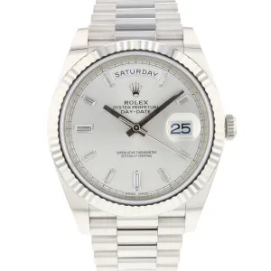 1:1 Luxury Automatic Mechanical Watch | RLX Watch Day Date 40 White