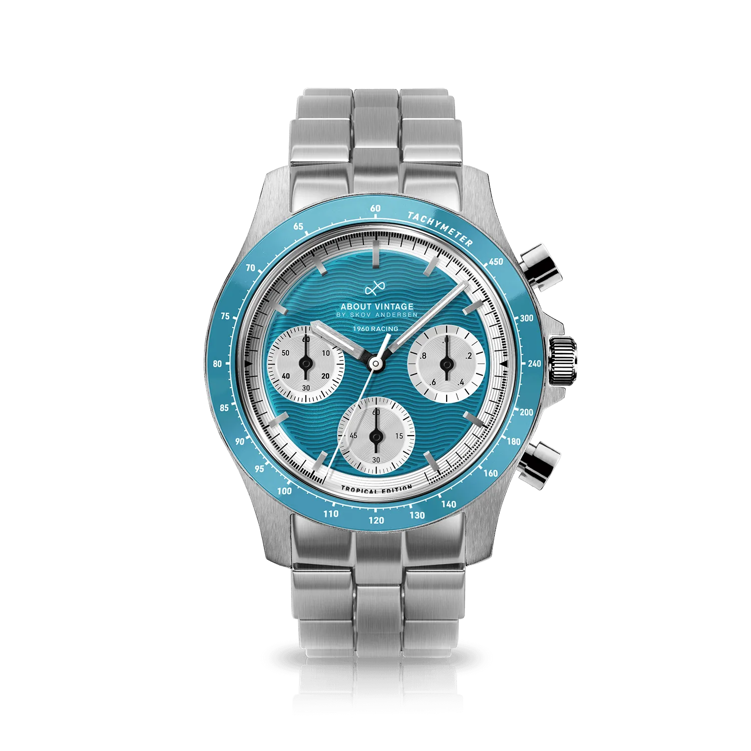 1960 Racing Chronograph, Steel / Tropical Blue
