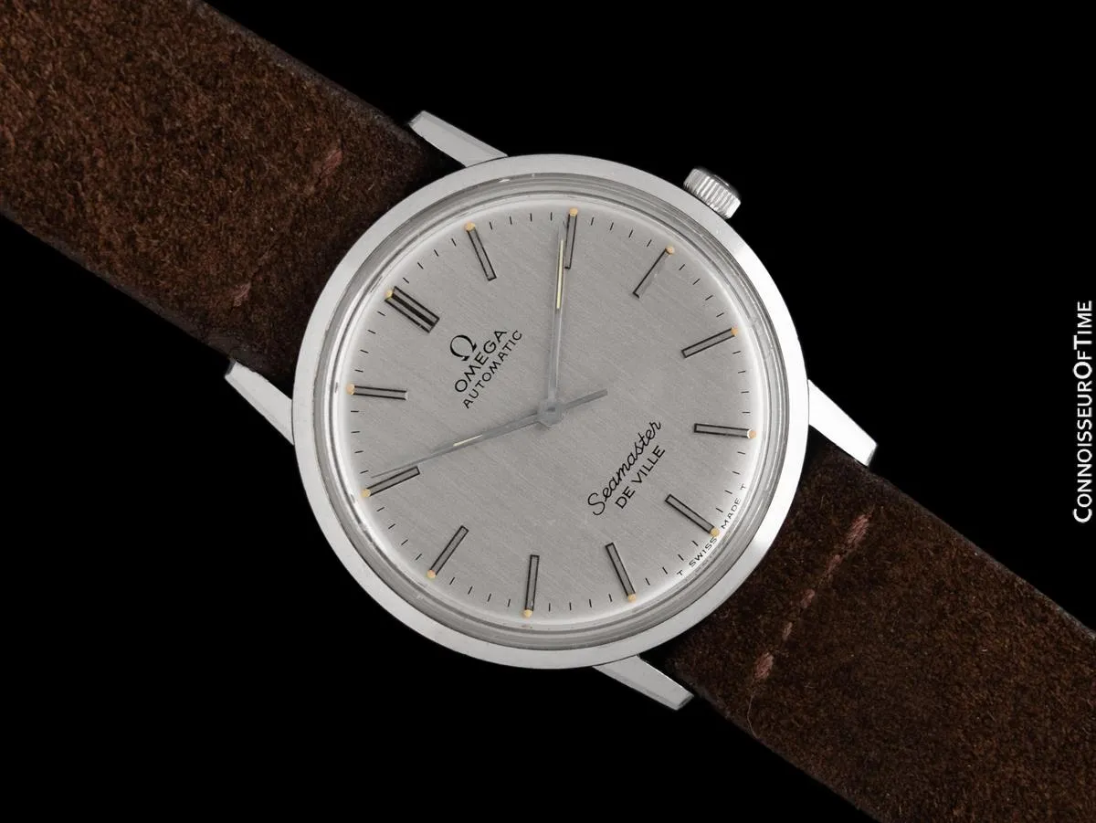 1970 Omega Seamaster De Ville Vintage Mens Stainless Steel Watch - Papers & Boxes