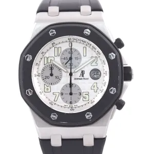 2019 Service Audemars Piguet Royal Oak Offshore 42mm Rubber White 25940 Watch
