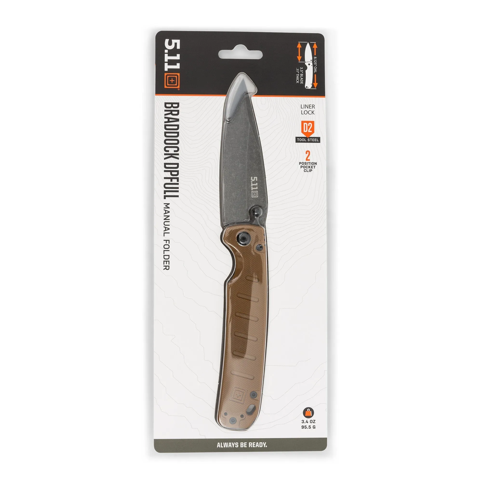 5.11 Tactical Braddock DP Full Knife