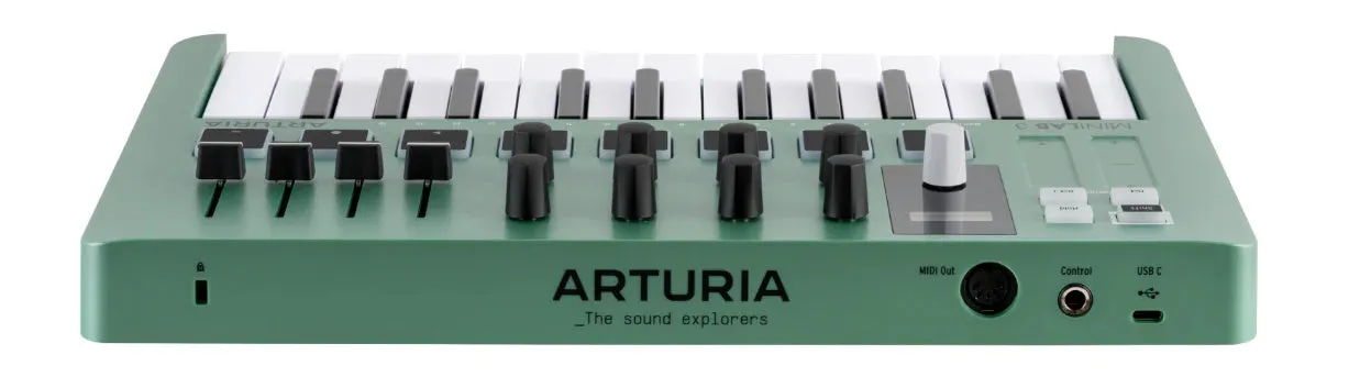 Arturia Limited Edition Portable 25-Key MIDI Controller, Mint Green