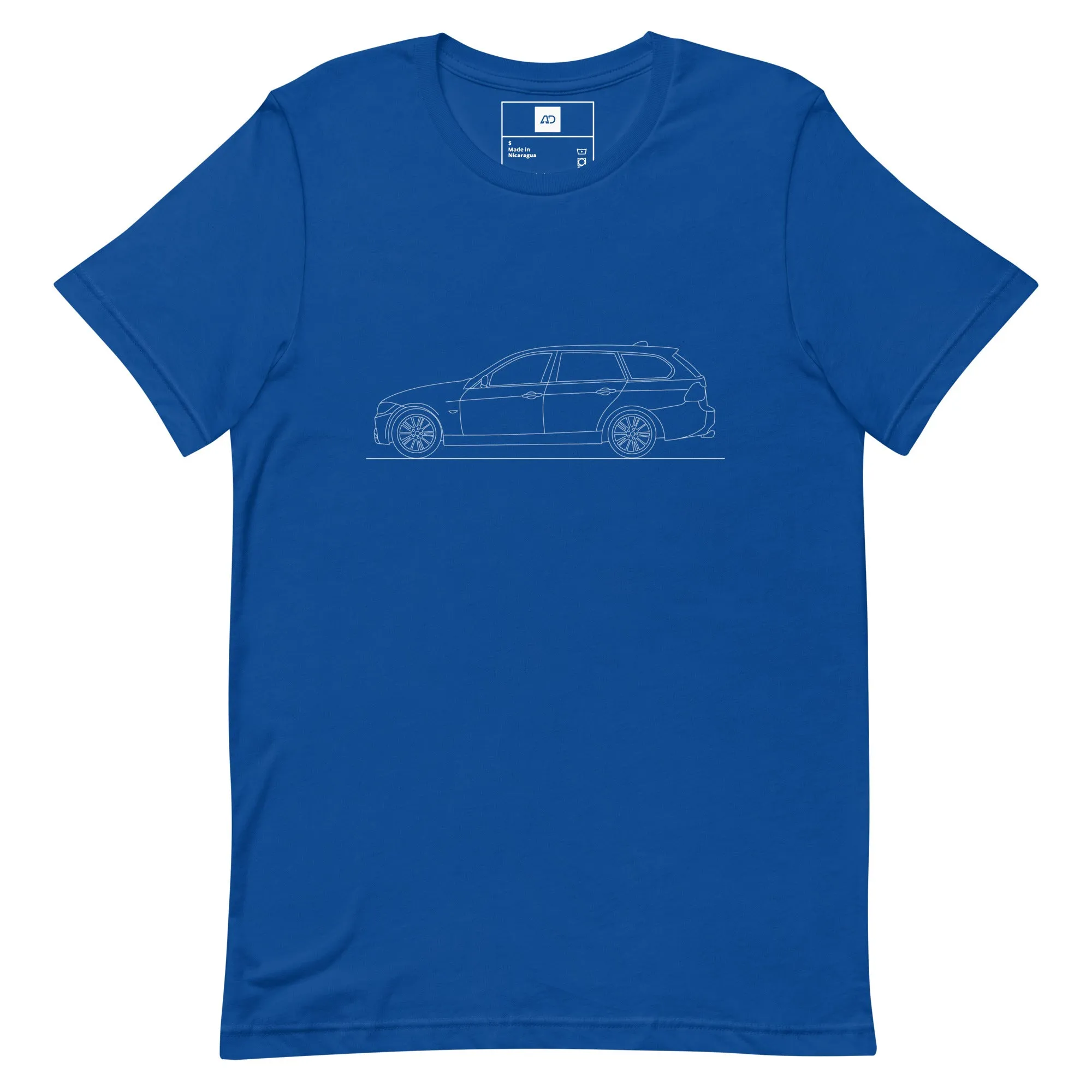 BMW E91 M Sport Silhouette T-shirt outline