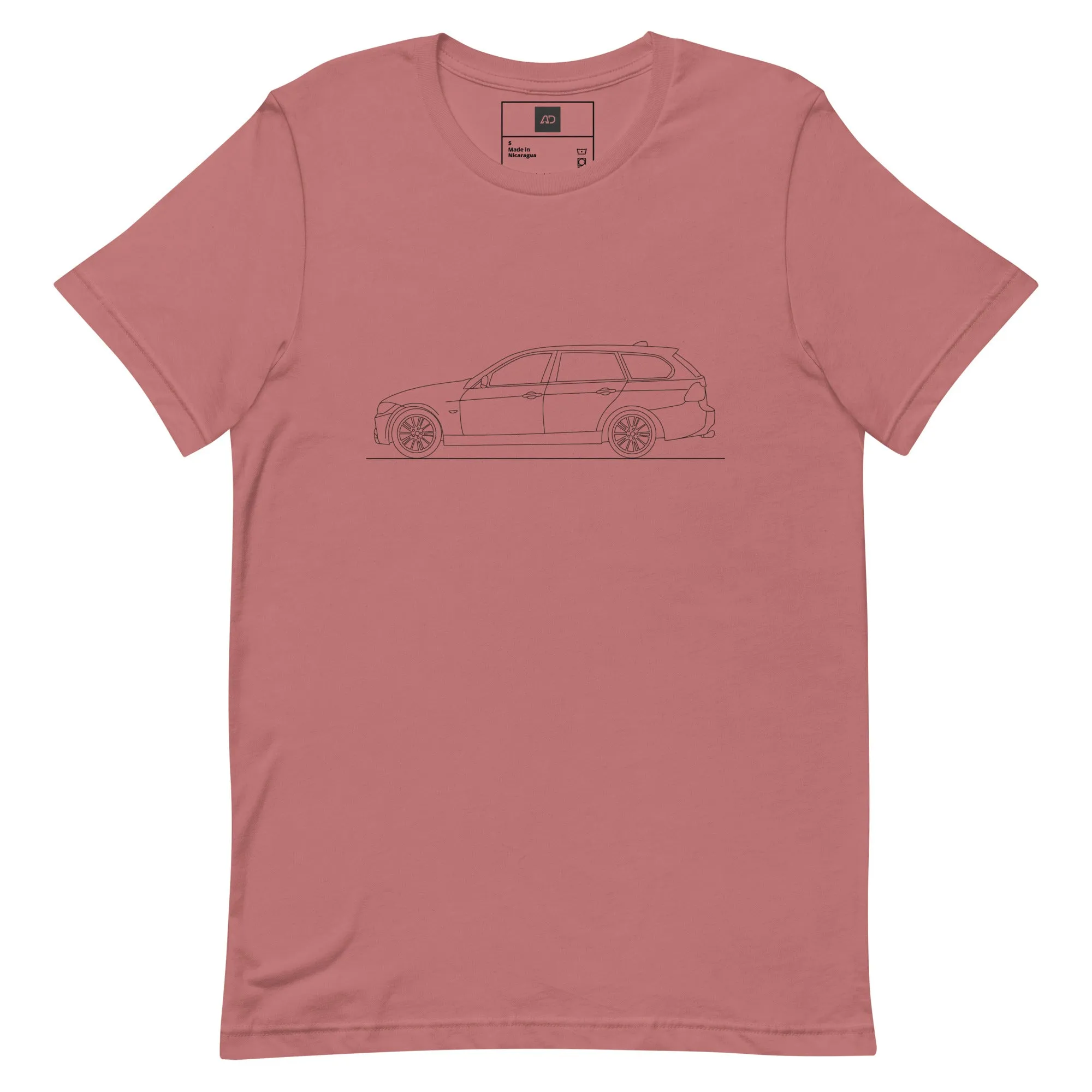 BMW E91 M Sport Silhouette T-shirt outline