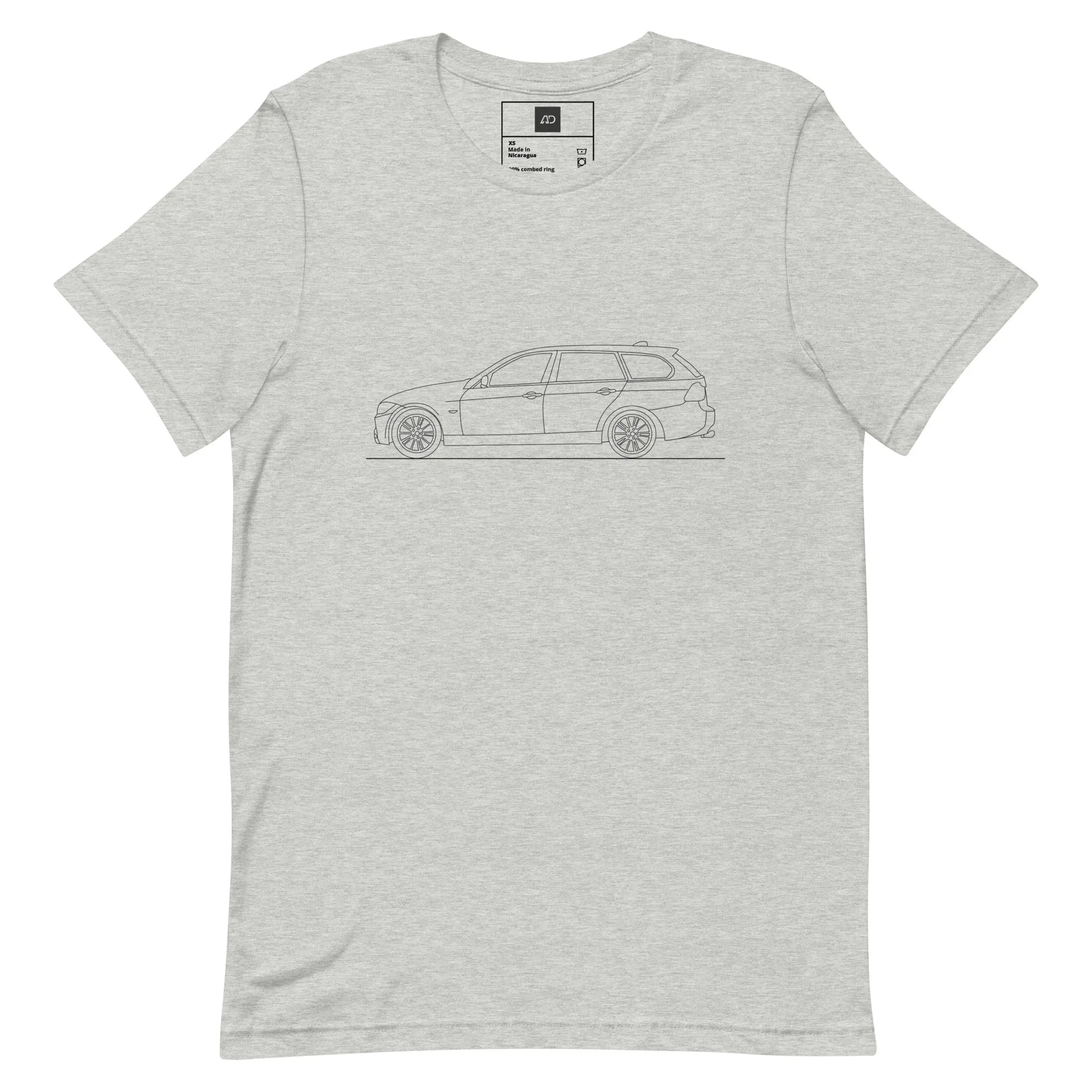 BMW E91 M Sport Silhouette T-shirt outline