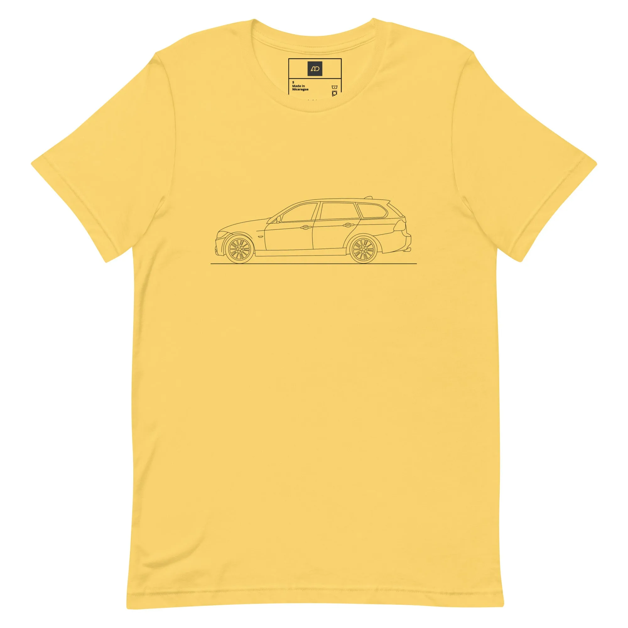 BMW E91 M Sport Silhouette T-shirt outline