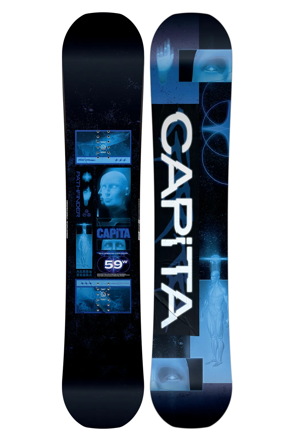 Capita Men's Pathfinder Camber Directional Twin/Hybrid Camber Snowboard