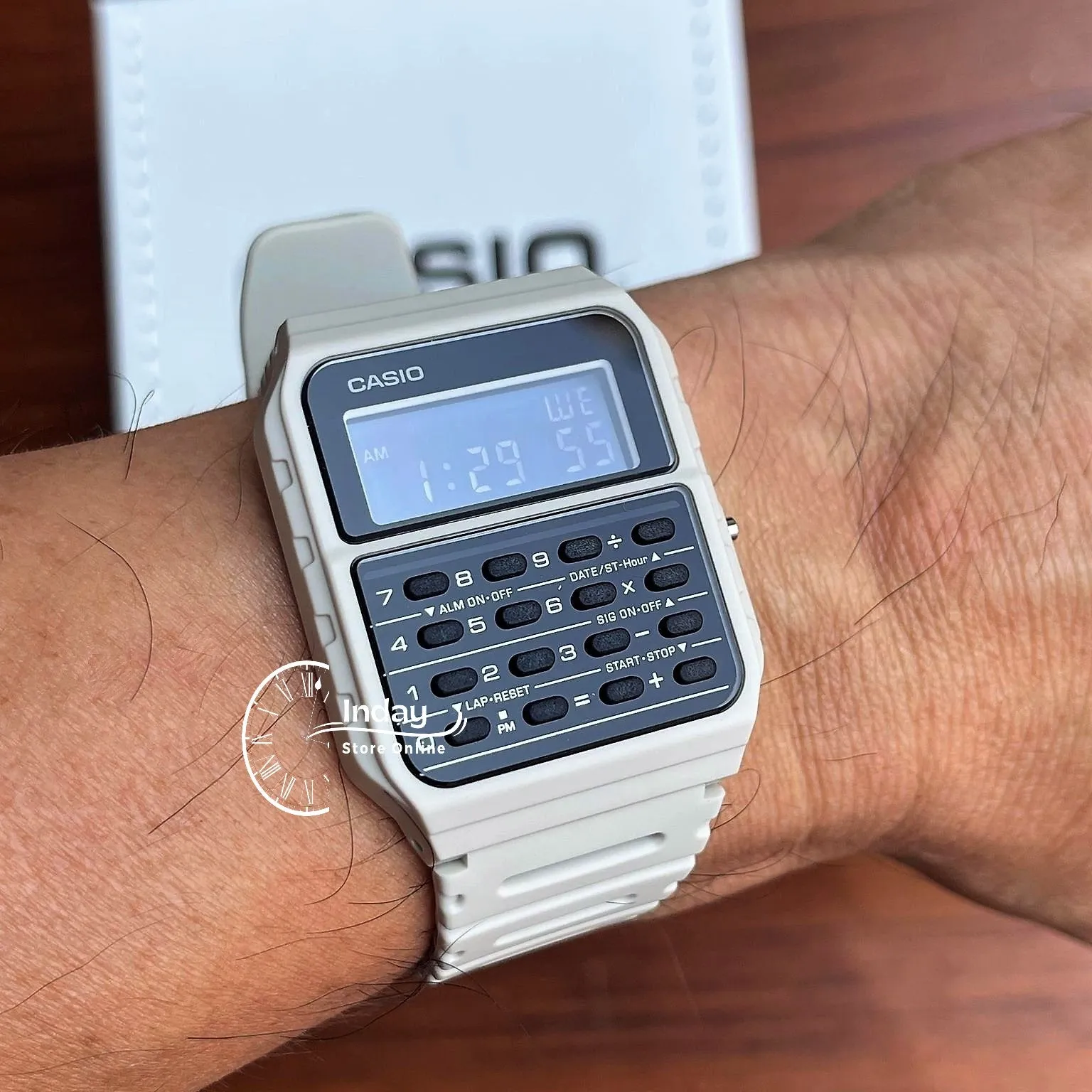 Casio Digital Unisex Watch CA-53WF-8B Digital Data Bank Resin Band Resin Glass Battery Life 5-Years