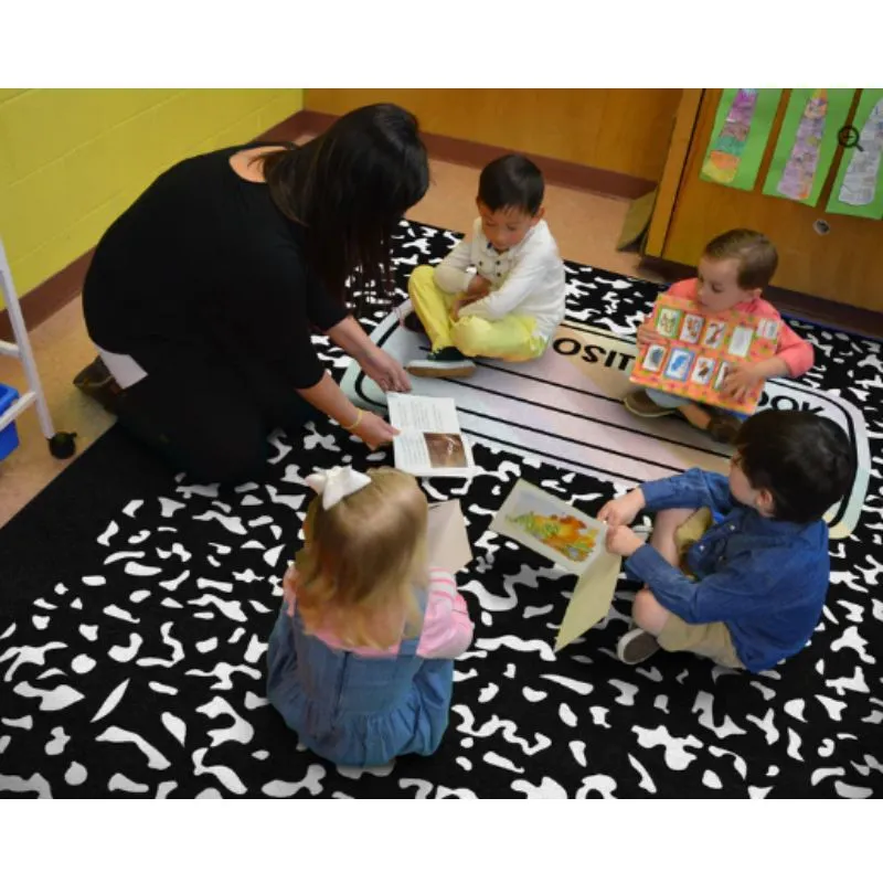 Composition Notebook Classroom Rug