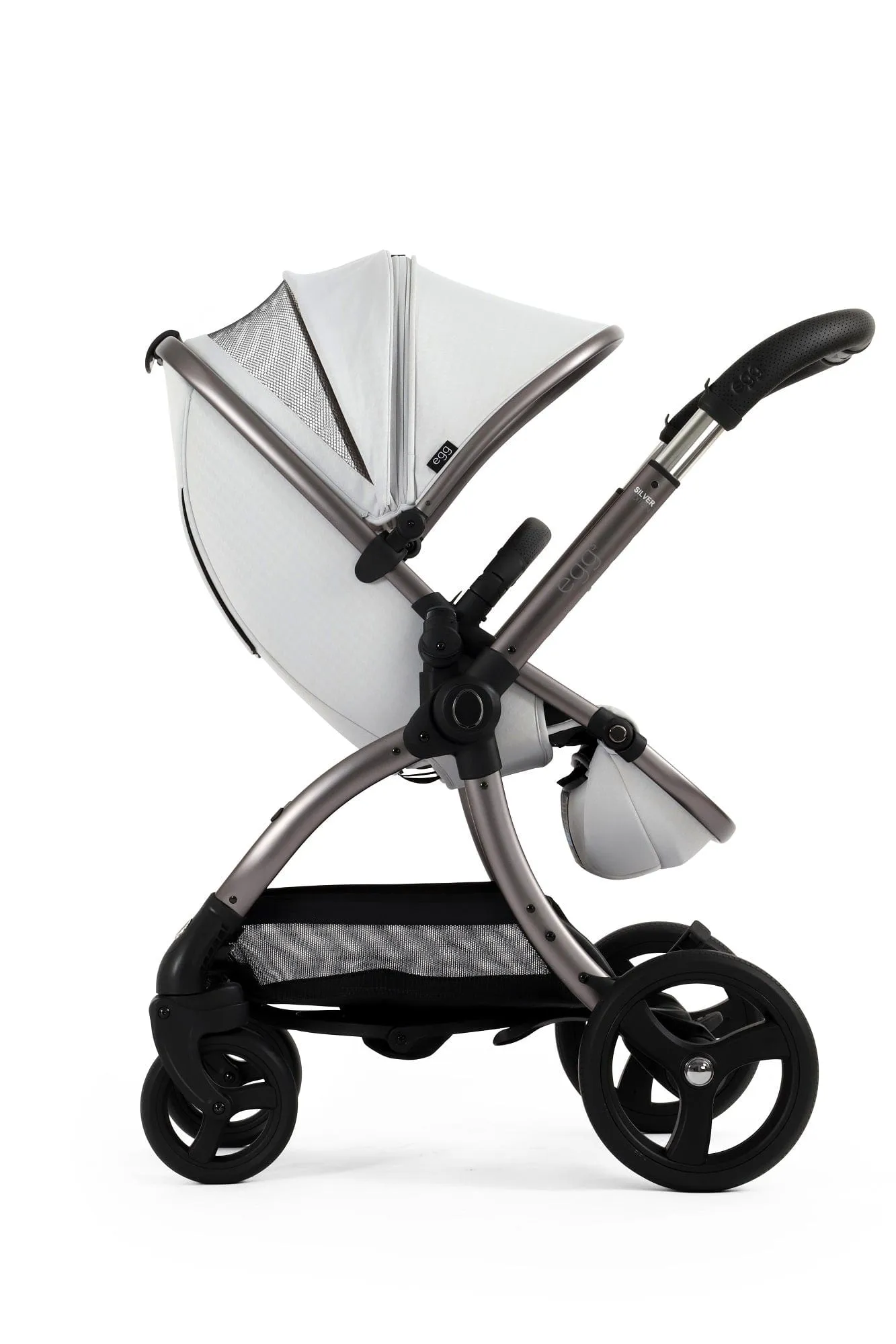 Egg 3 Luxury Cabriofix i-Size Travel System - Houndstooth Silver
