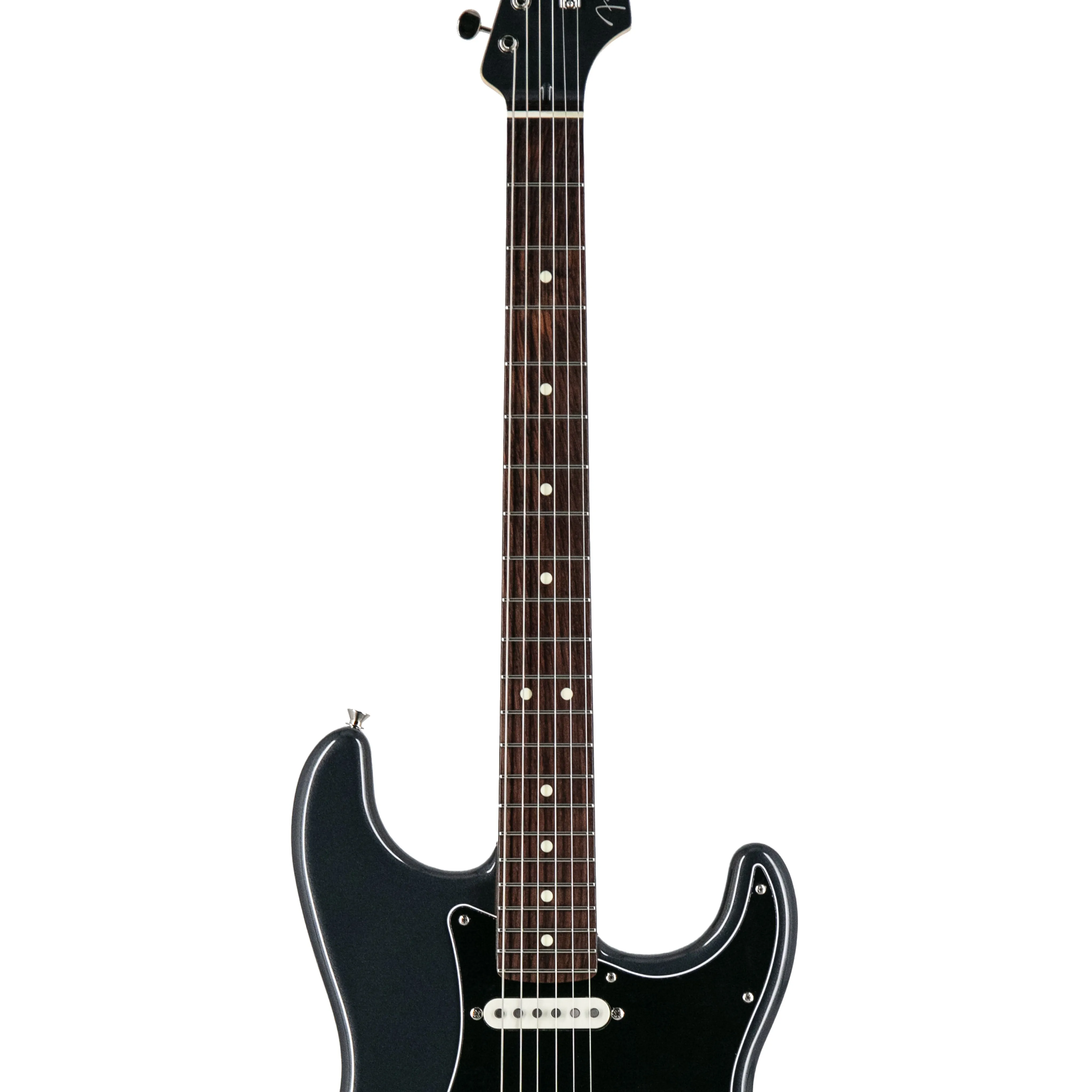 Fender FSR Collection Hybrid II Stratocaster Electric Guitar, RW FB, Charcoal Frost Metallic