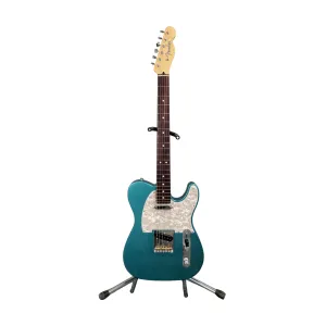 Fender FSR MIJ Hybrid II Telecaster Electric Guitar, RW FB, Teal Green Metallic