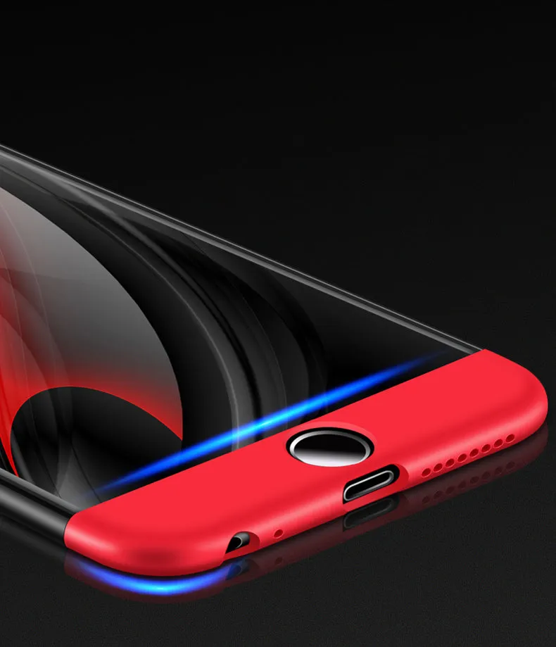 For iPhone 6/6S plus Slim 3 in 1 Hybrid Hard Case Full Body 360 Degree Protection Back Cover  Golden