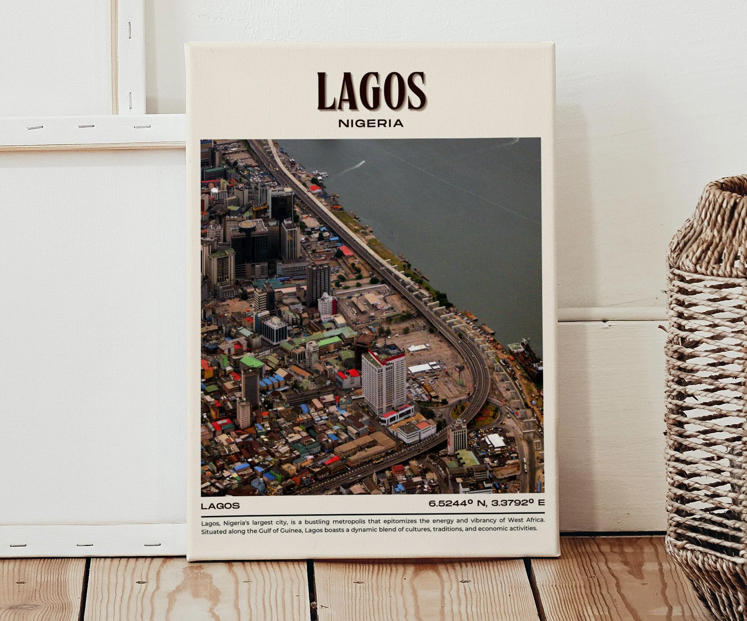 Lagos Vintage Wall Art, Nigeria