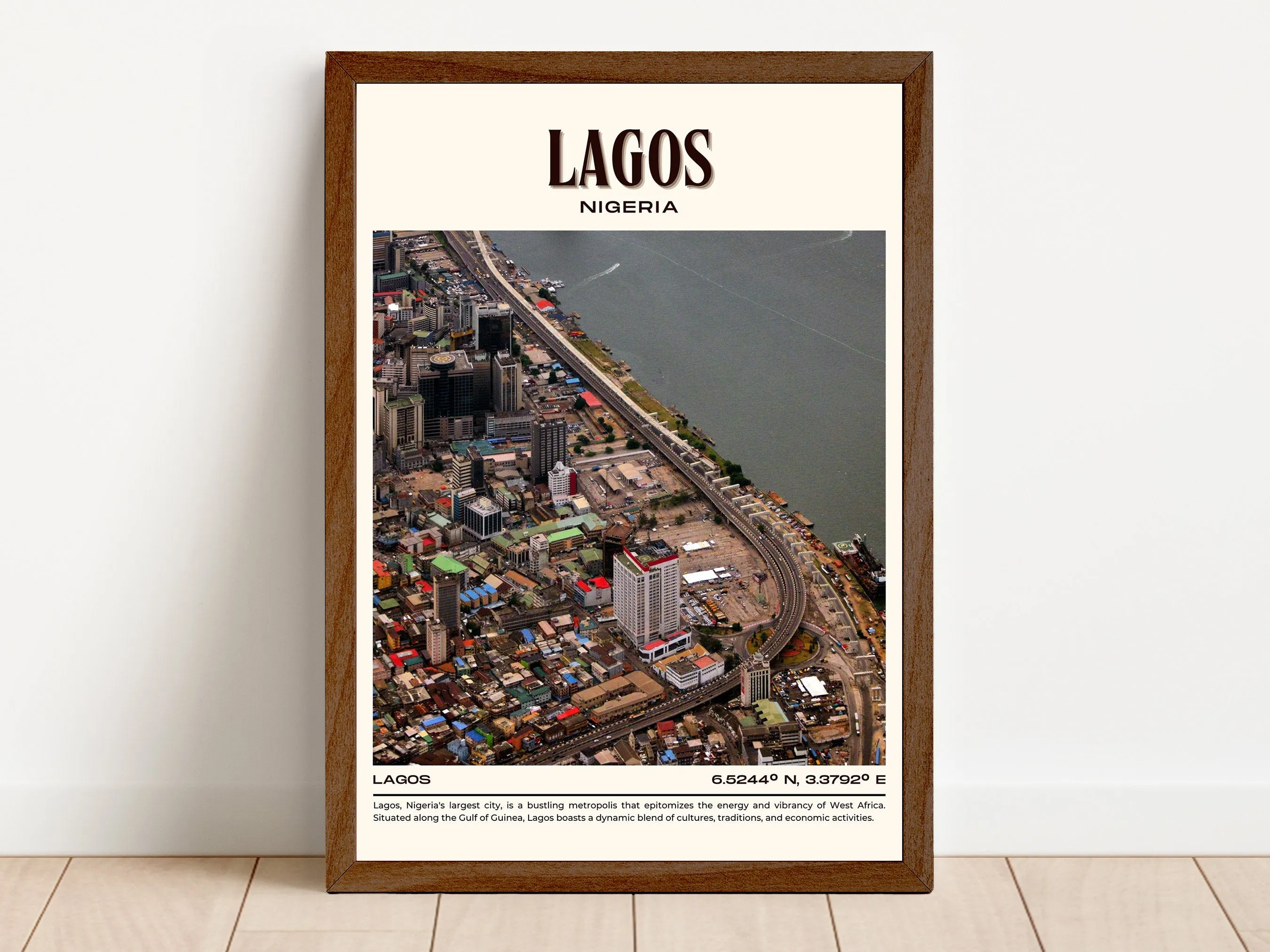 Lagos Vintage Wall Art, Nigeria