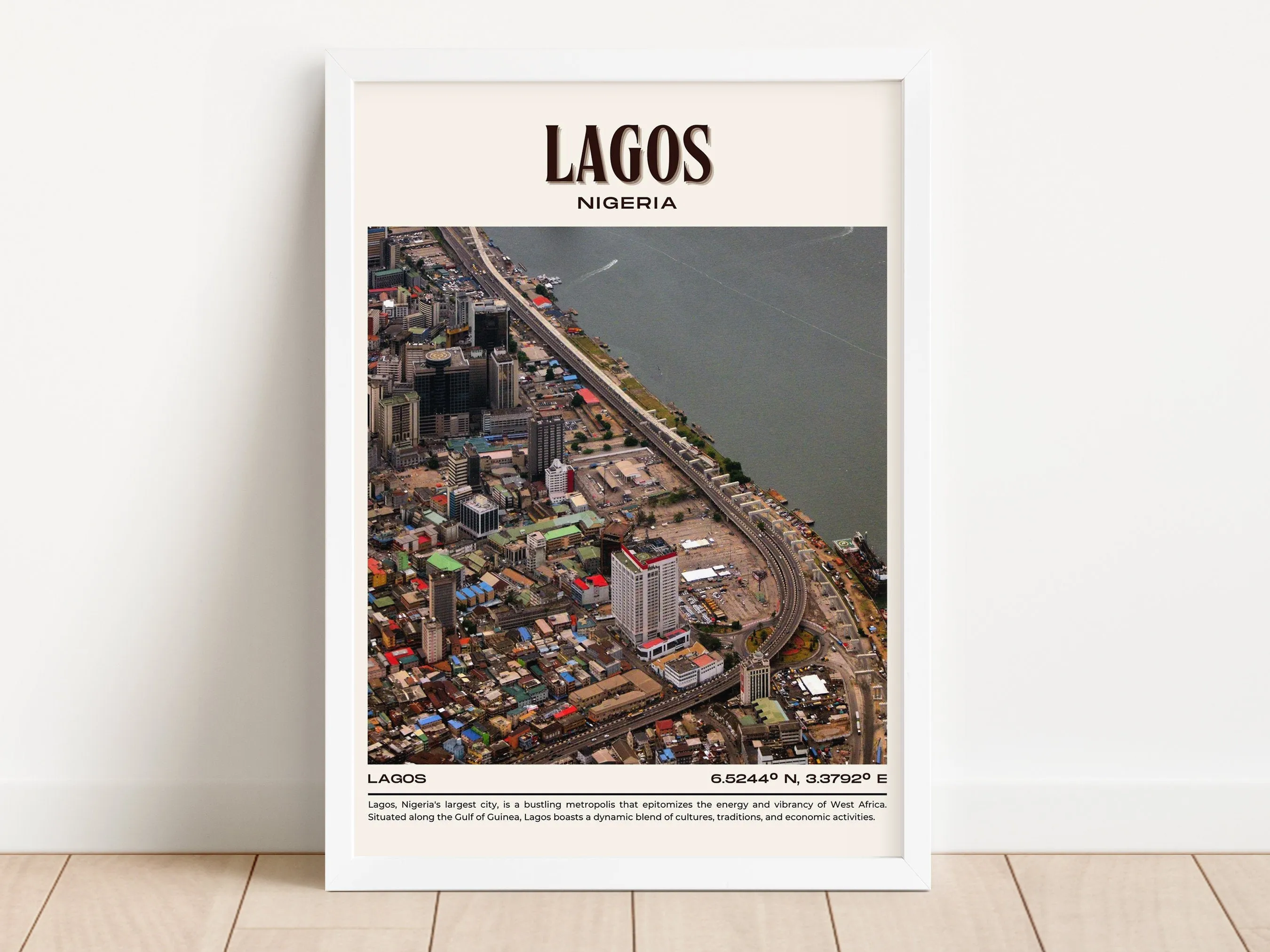 Lagos Vintage Wall Art, Nigeria