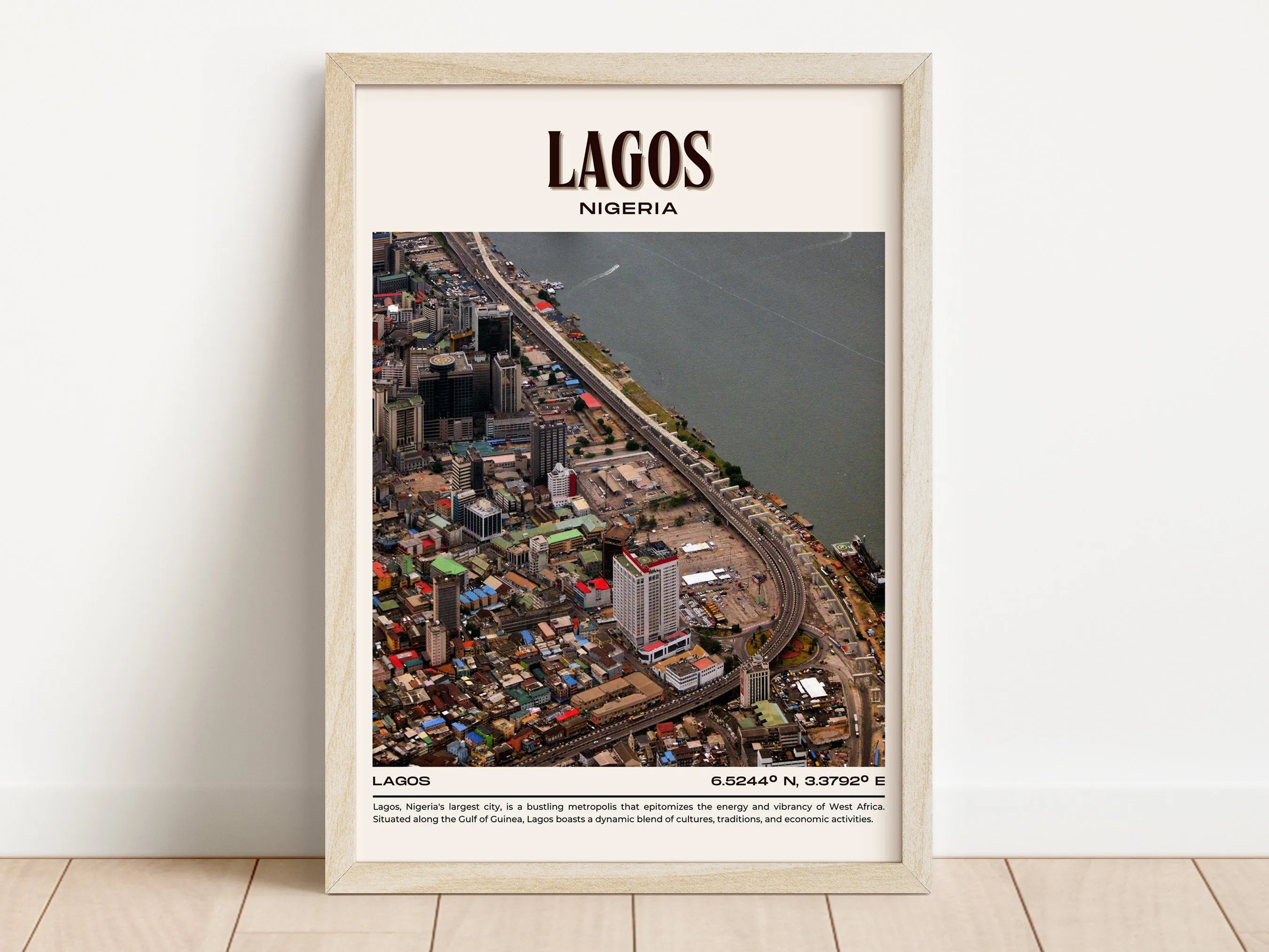 Lagos Vintage Wall Art, Nigeria