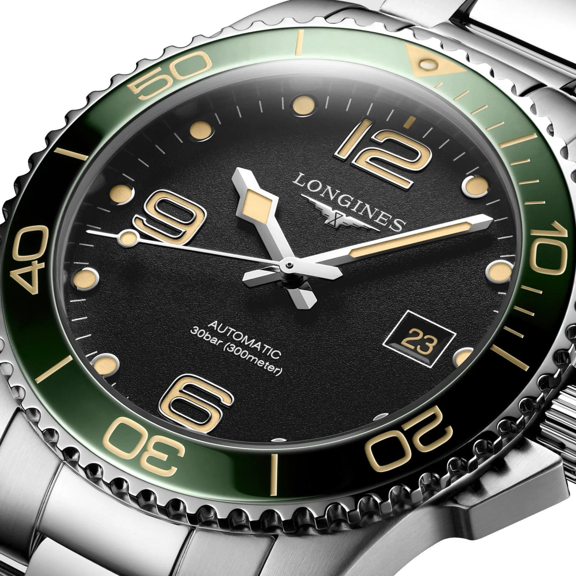 LONGINES HYDROCONQUEST 41MM AUTOMATIC BLACK WATCH L3.781.4.05.6