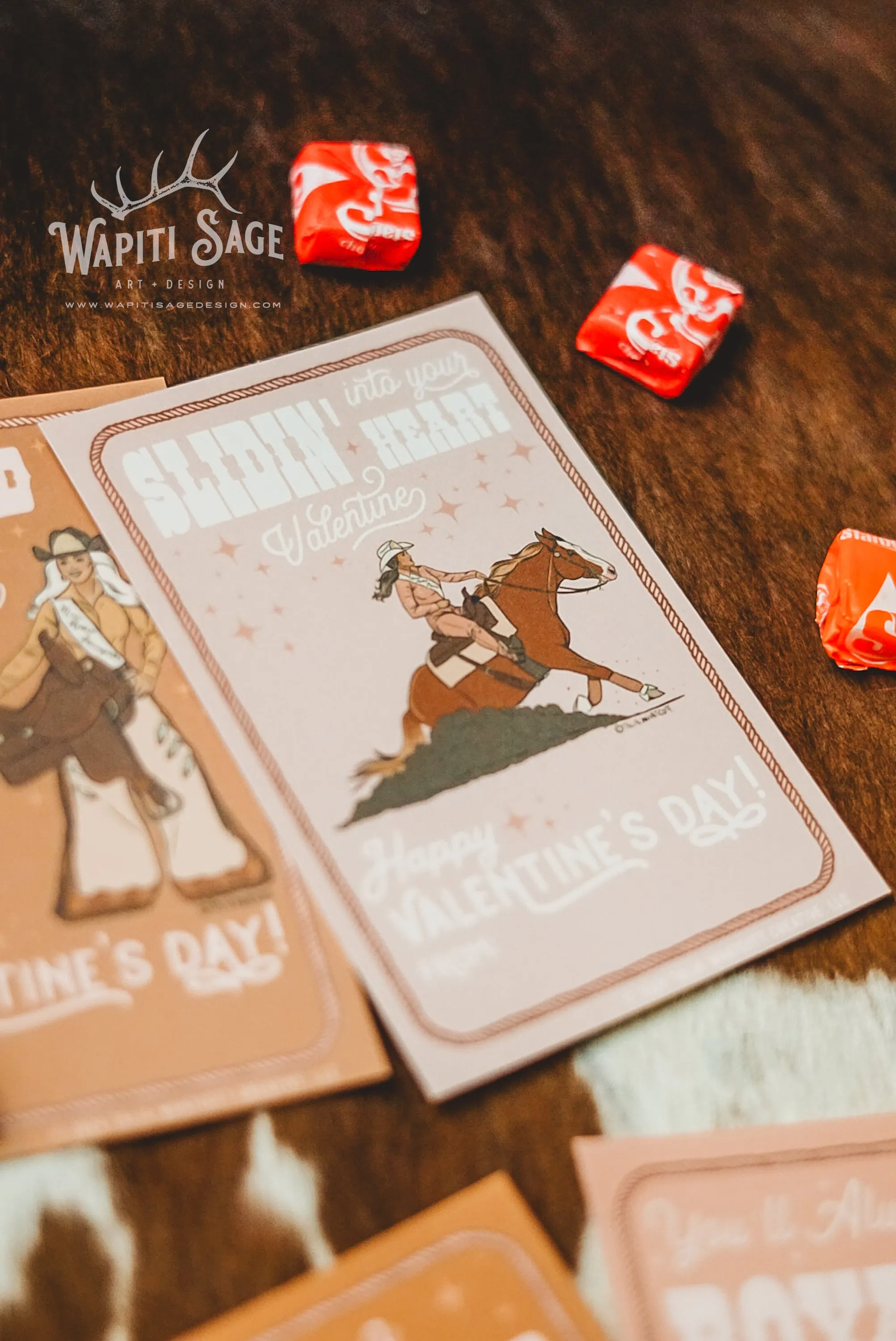 Rodeo Queen Valentine Cards Digital Printable