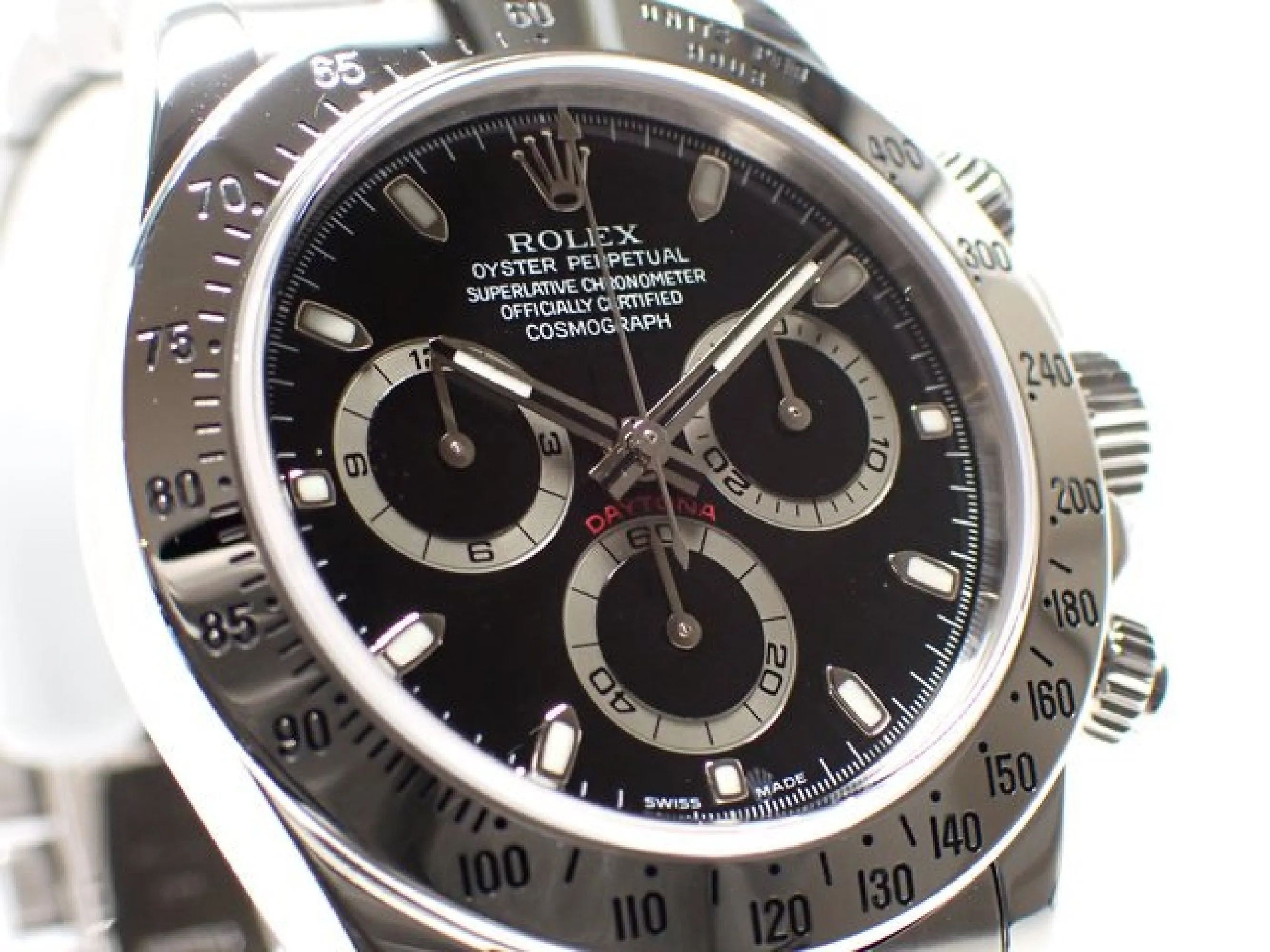 ROLEX Daytona black Dial 116520 '06 D series Mens 184725725