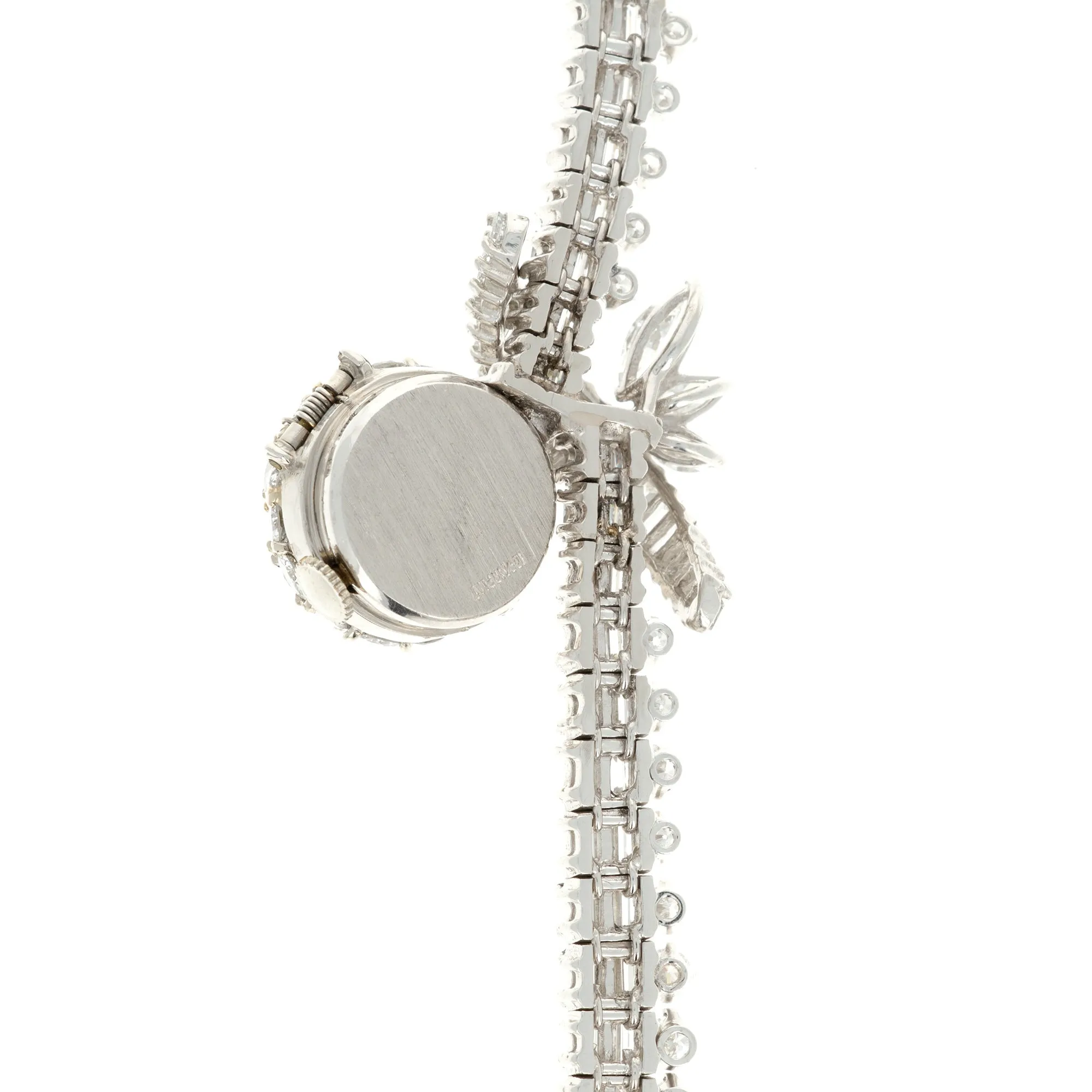 Rolex Platinum and Diamond Cover Watch