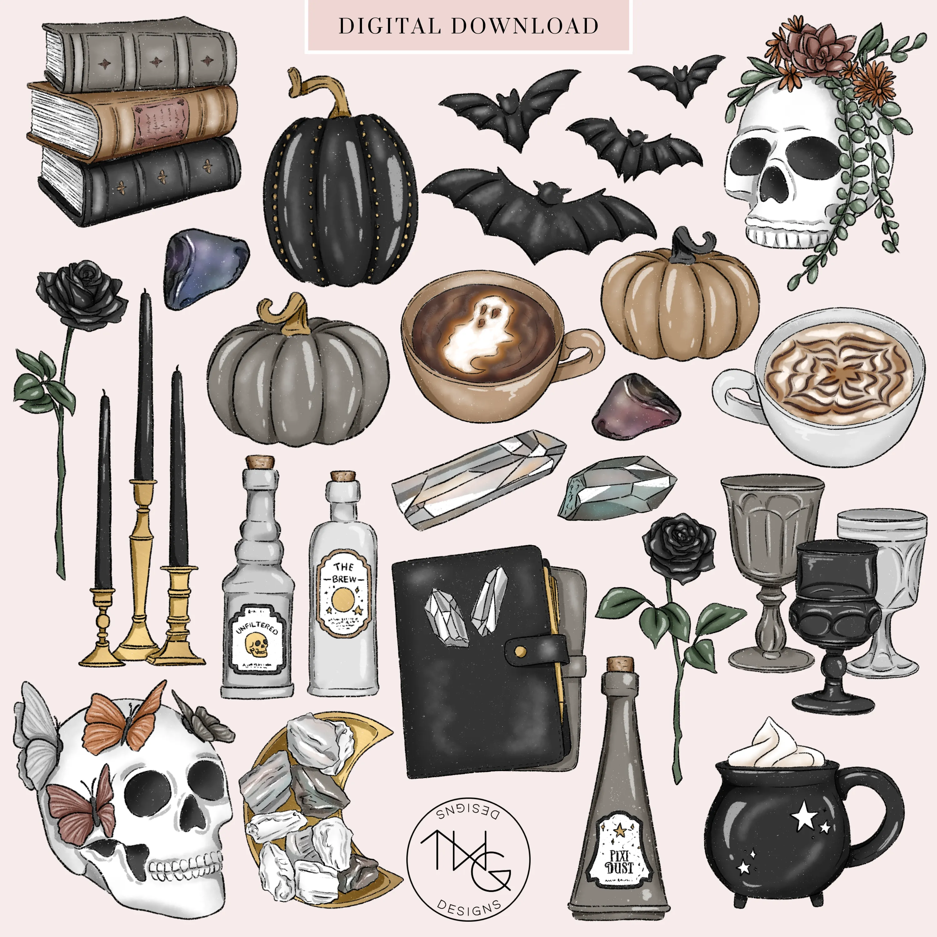 Spooked Clipart Collection
