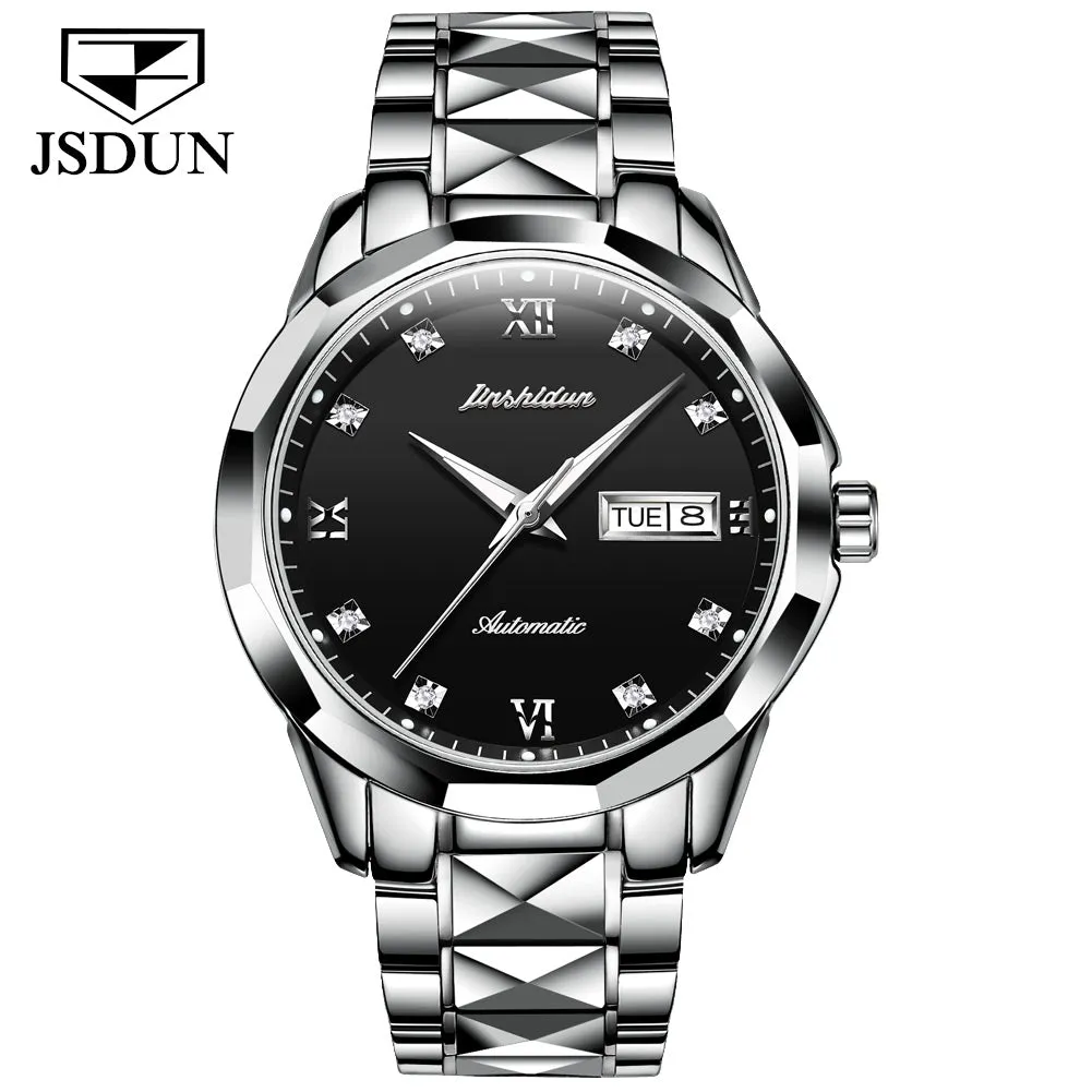 Tungsten Steel Waterproof Automatic Mechanical Business Men's Watch