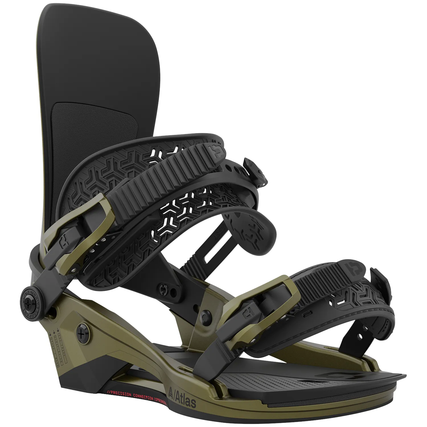 Union Atlas Mens Snowboard Bindings Tactical Green