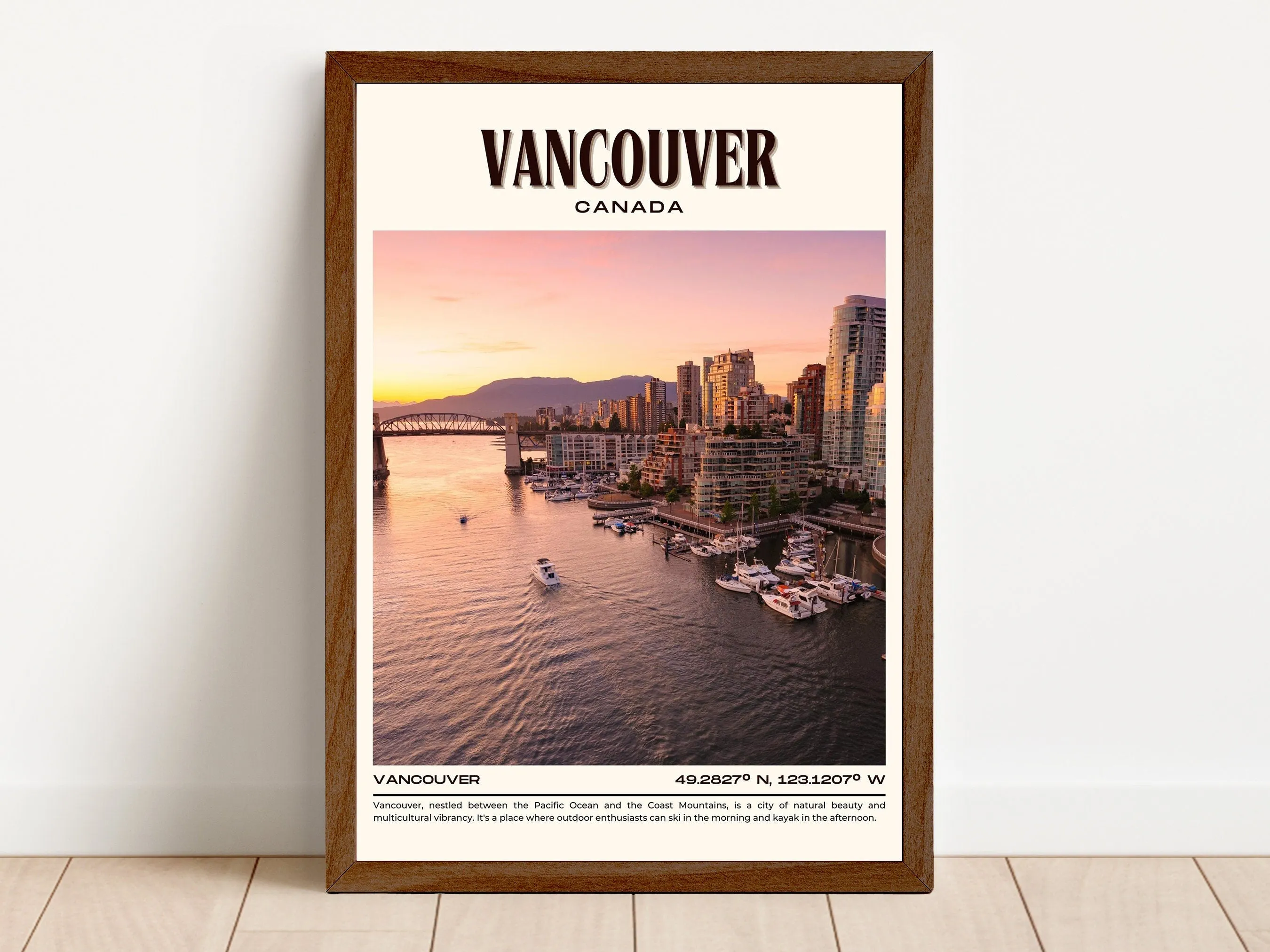 Vancouver Vintage Wall Art, Canada
