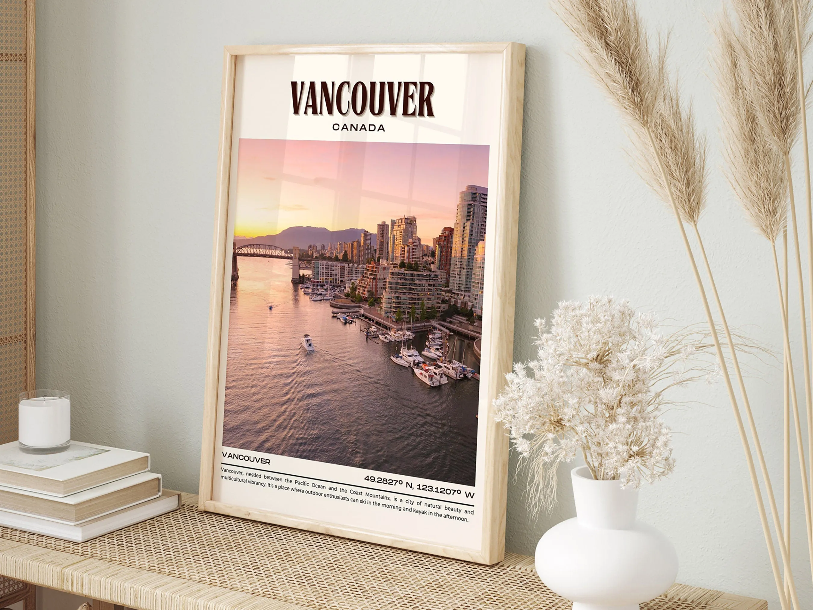 Vancouver Vintage Wall Art, Canada