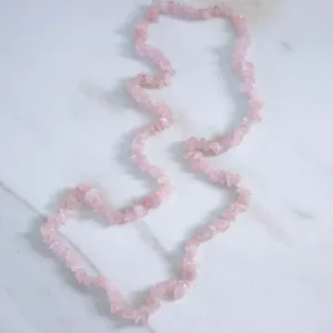 Vintage Rose Quartz Necklace