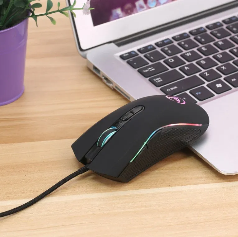 YZ Premiums | Comfortable Ergonomic Wired Gaming Mouse | Fire Buttons