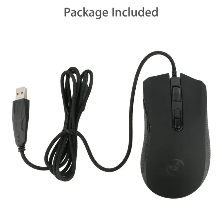 YZ Premiums | Comfortable Ergonomic Wired Gaming Mouse | Fire Buttons